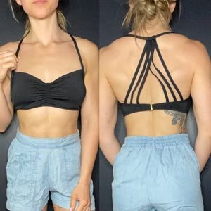 Black Apt 9 Swimsuit Bikini Top